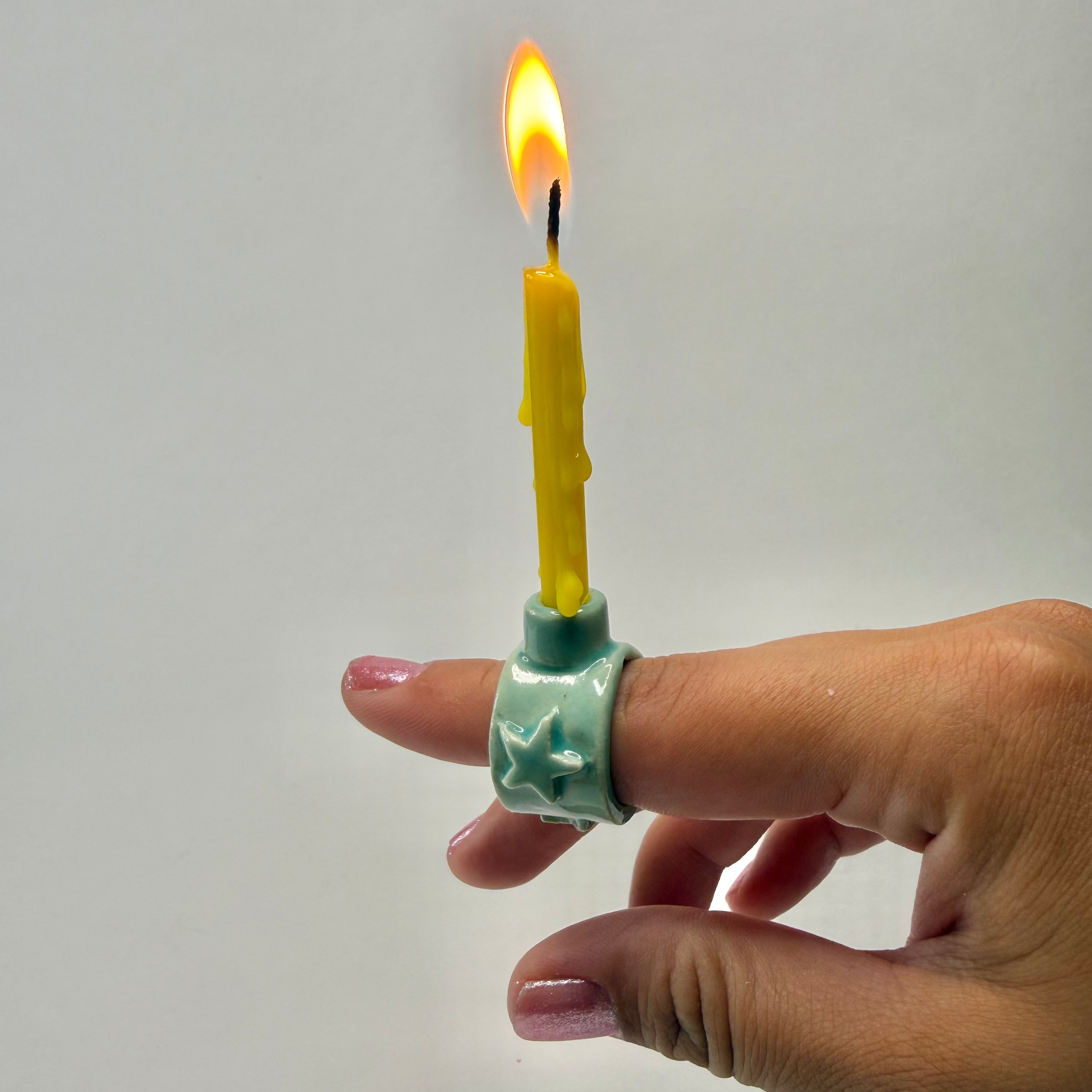 Ceramic Ring and Candleholder